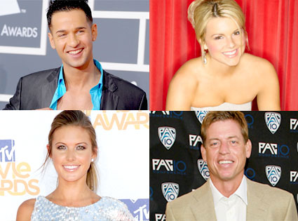 Mike 'The Situation' Sorrentino, Ali Fedotowsky, Audrina Patridge, Troy Aikman Mike 'The Situation' Sorrentino, Ali Fedotowsky, Audrina Patridge, Troy Aikman
